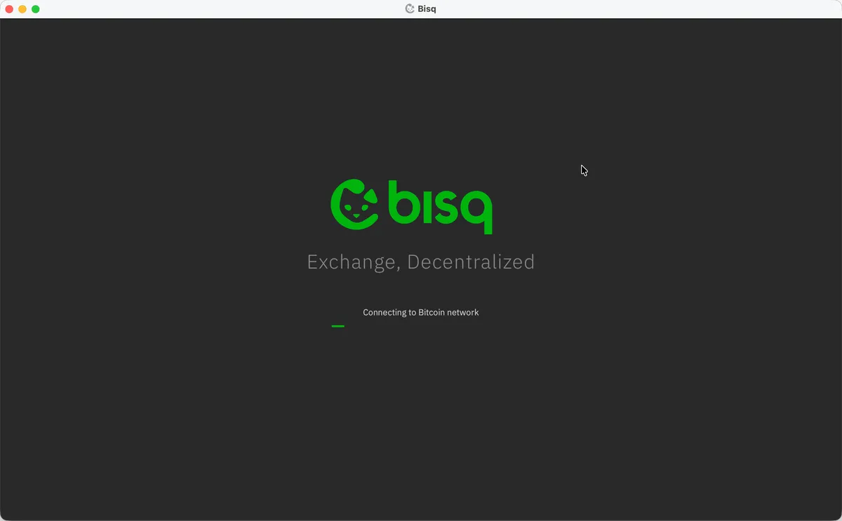 Bisq connecting to Tor